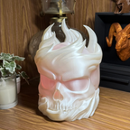 White Skull Sphere Lamp