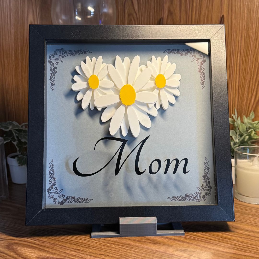 Daisy Mom Shadowbox