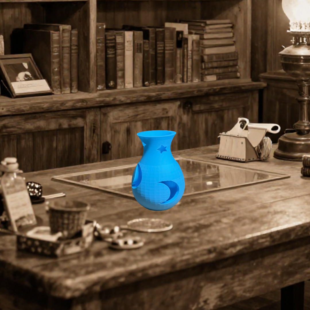 The Blue Star Vase