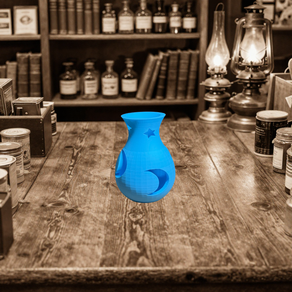 The Blue Star Vase