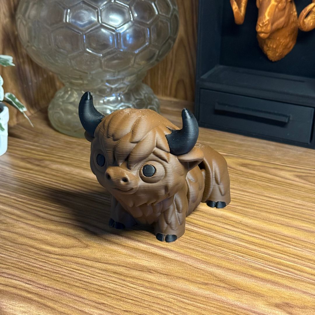 Articulating Highland Cow