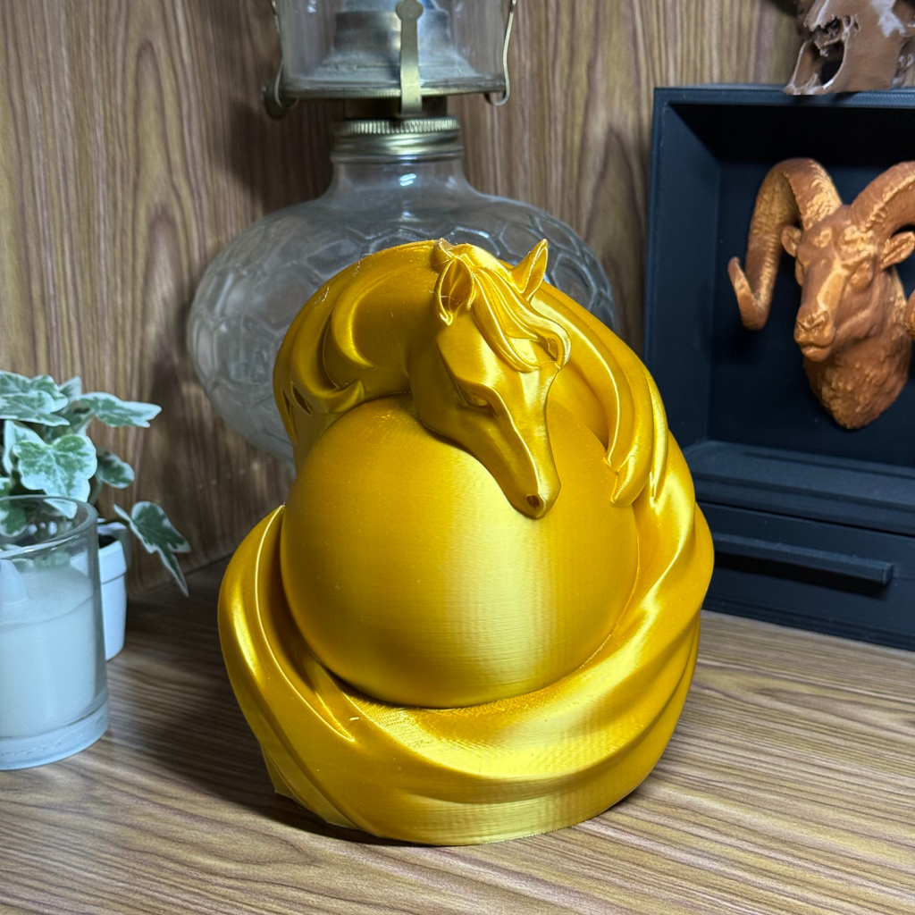 The Golden Dragon Sphere Lamp