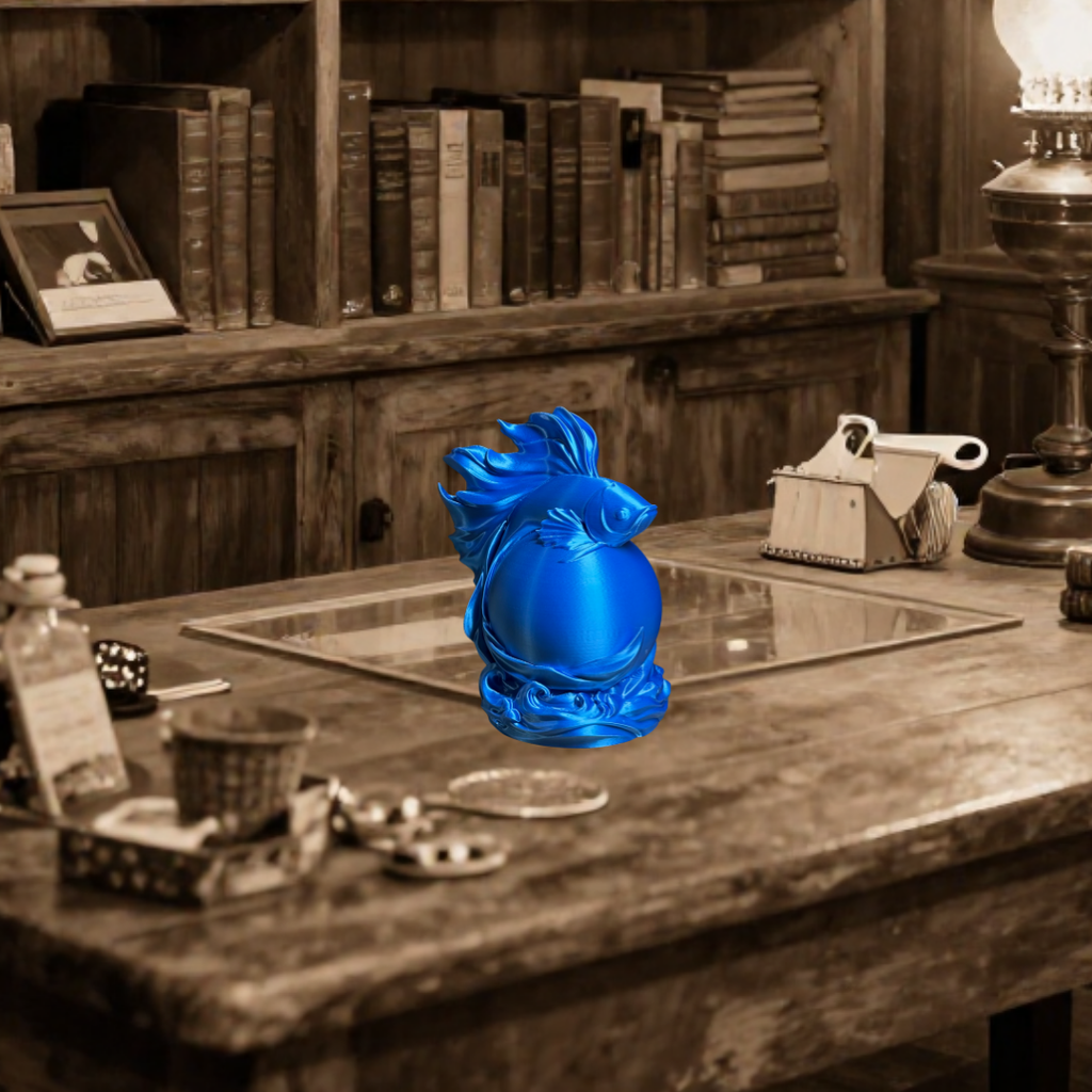 The Blue Fish Sphere Lamp
