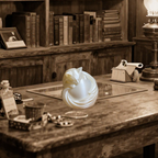 The White Cat Sphere Lamp