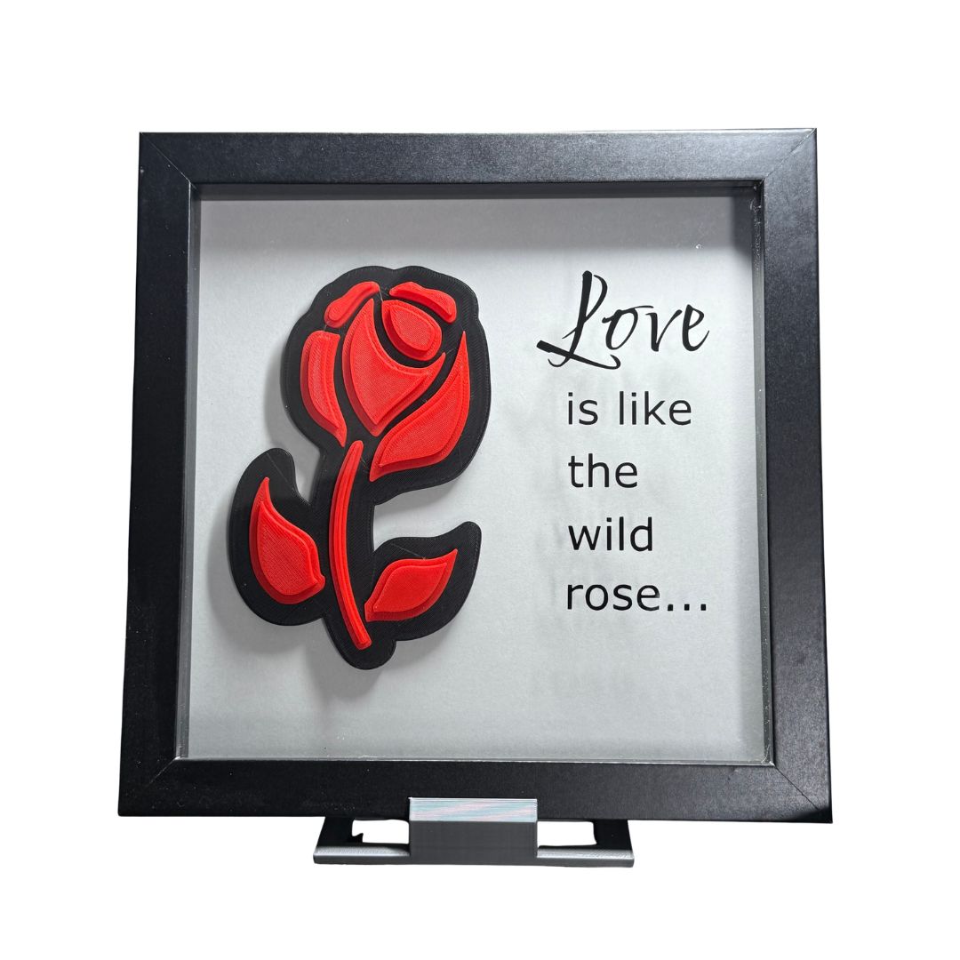 Rose Love Shadowbox