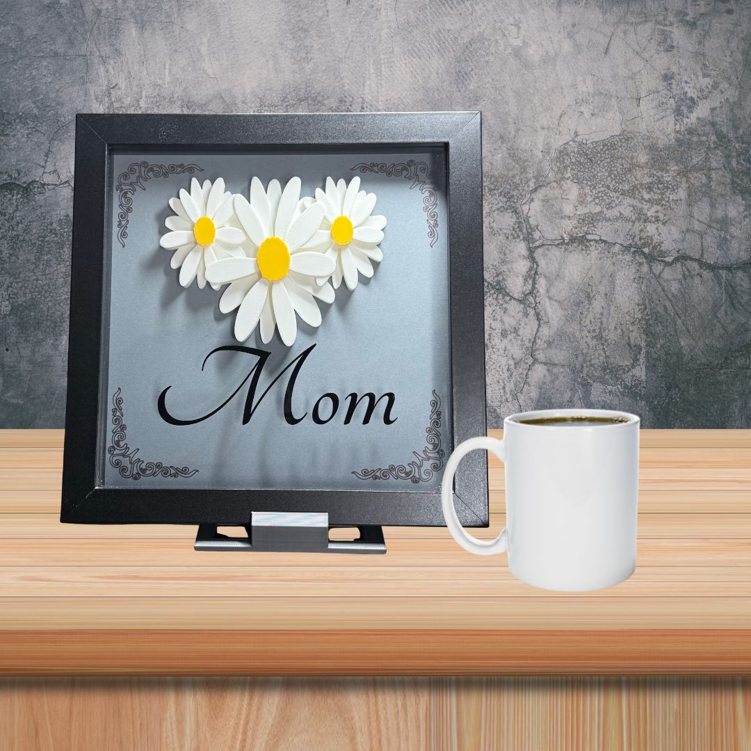Daisy Mom Shadowbox